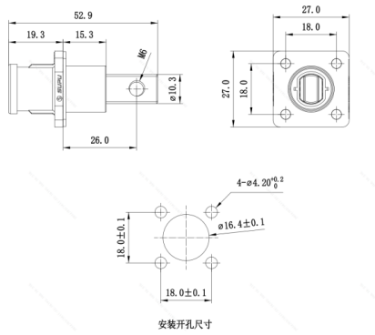 储能连接器IP67 ESF-RS100A16YB1