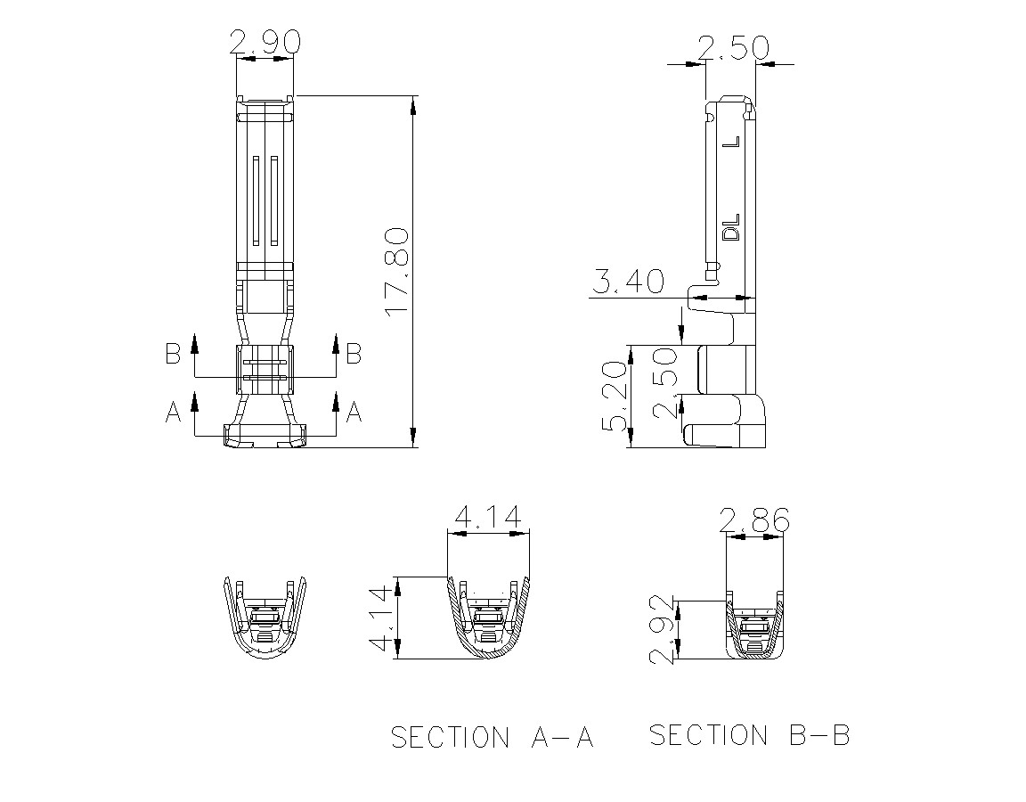 动态接插件连接器DL508V30F-03-1200-速普电子